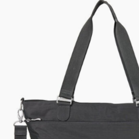 Black Baggalini AVENUE Tote Travel Bag Padded Laptop Pocket - Picture 2 of 12